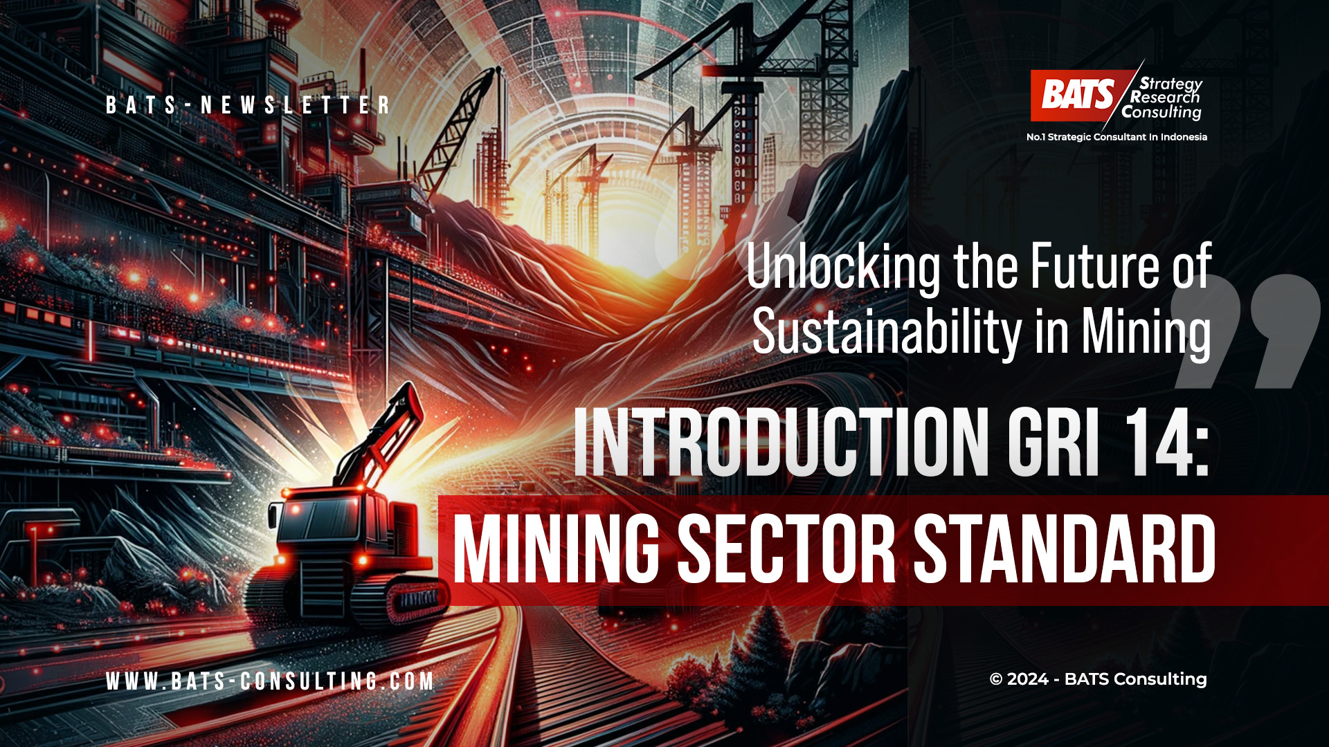 Cover GRI 14 Mining Standard - Sustainability Focus - BATS Newsletter