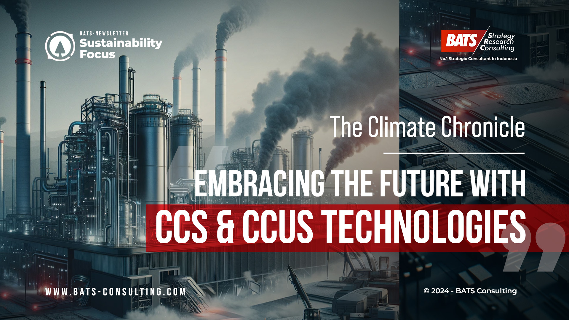 Cover CCS and CCUS Technologies - Sustainability Focus - BATS Newsletter